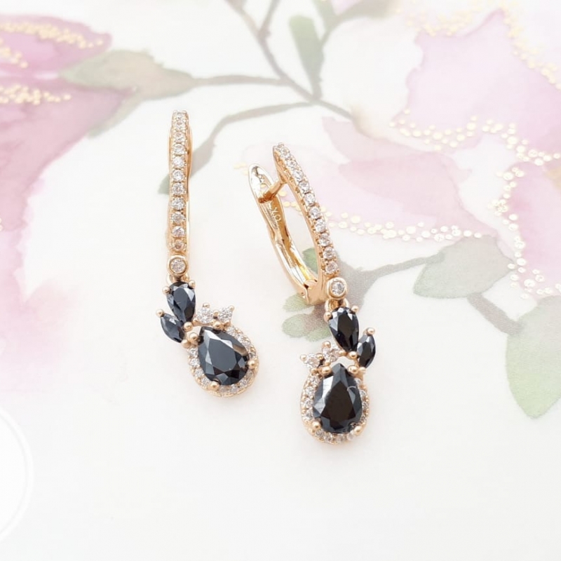 XUPING ANTING EMAS 3 TEARDROP