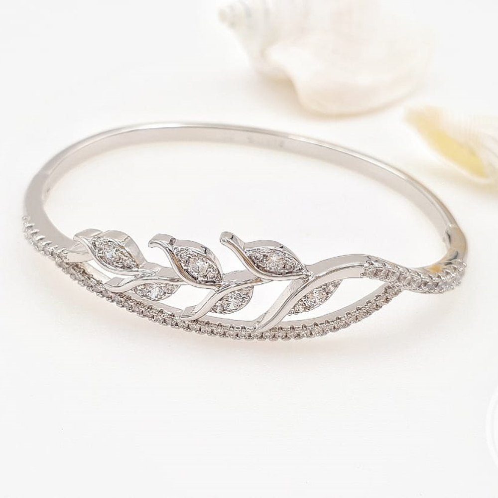 XUPING GELANG BANGLE SILVER LEAVES