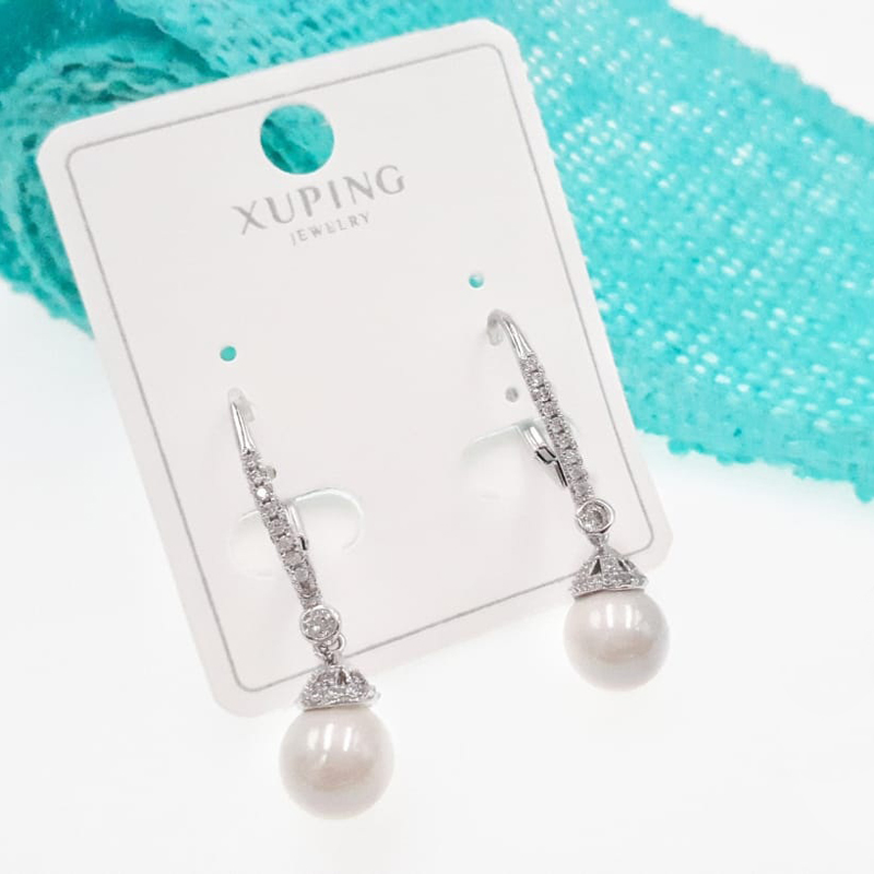XUPING ANTING SILVER MUTIARA
