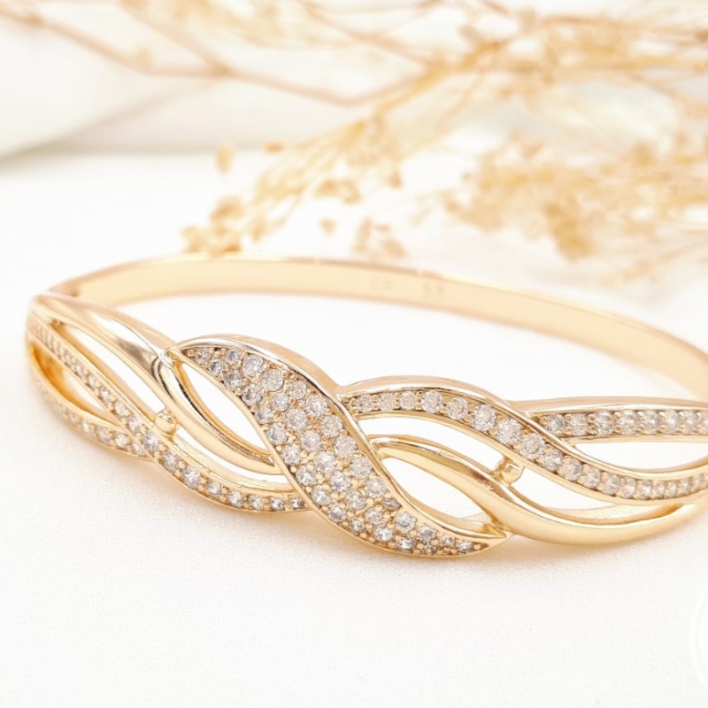 XUPING GELANG BANGLE GOLD WAVE