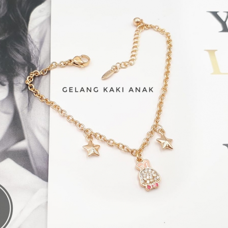 XUPING GELANG KAKI ANAK BUNNY