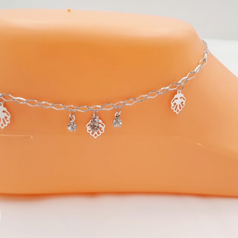 XUPING GELANG KAKI SILVER LEAF