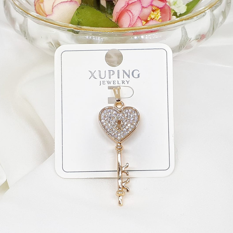 XUPING LIONTIN GOLD LOVE KEY